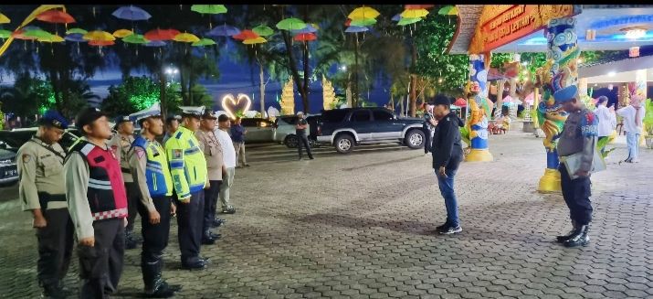 Polres Sergai Pengamanan Perayaan Malam Cap Go Meh di Pantai Cermin, Berlangsung Aman*