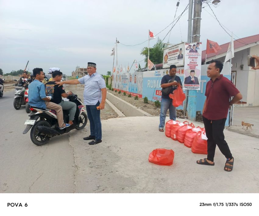 Politisi Partai Gerindra M.Dahnil Ginting Gelar Jum'at Berkah