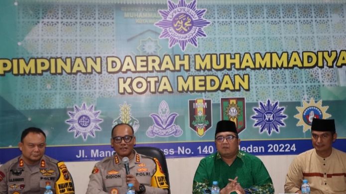 Kapolrestabes Medan Silaturahmi ke NU, Muhammadiyah, Al-Washliyah dan MUI