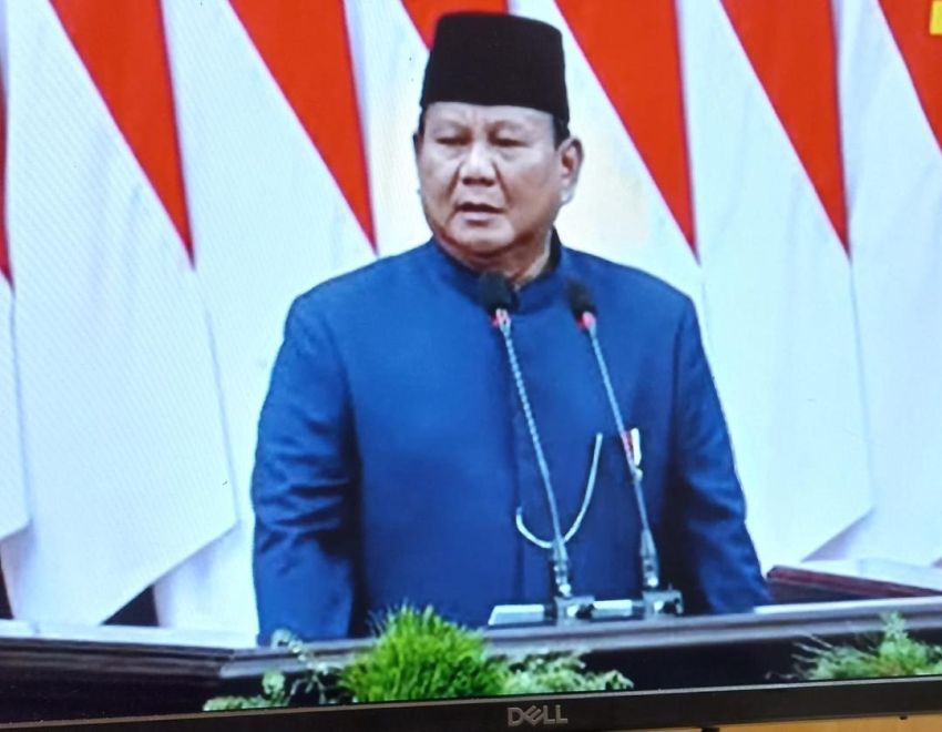 Presiden Prabowo Ajak Perangi Korupsi  Serta Perjuangkan Palestina