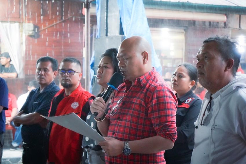 Nikson Nababan Lantik Pengurus TPS Satika - Sarlandy se Kecamatan Pahae Jae