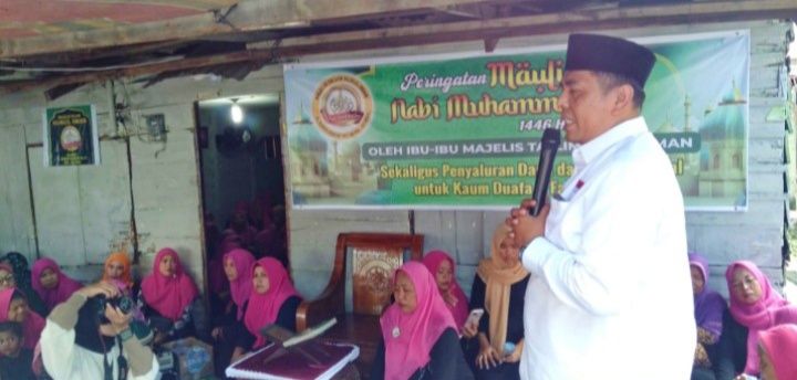 Majelis Ta'lim Nurul Iman Ngadu ke Abdul Rani Soal Bantuan di Dinas Sosial