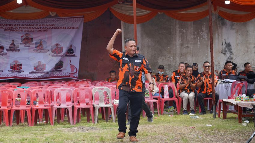 Ketua MPC PP Kota Medan Lantik PAC PP Medan Area