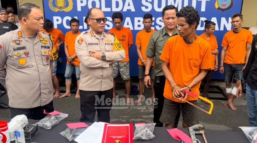 Polrestabes Medan Tangkap 9 Pencuri-2 di Antaranya Ditembak