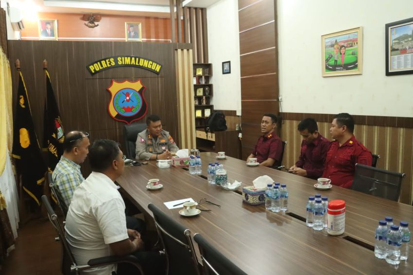 Kapolres Simalungun Terima Kunjungan Kerja Kalapas Kelas IIA Pematangsiantar