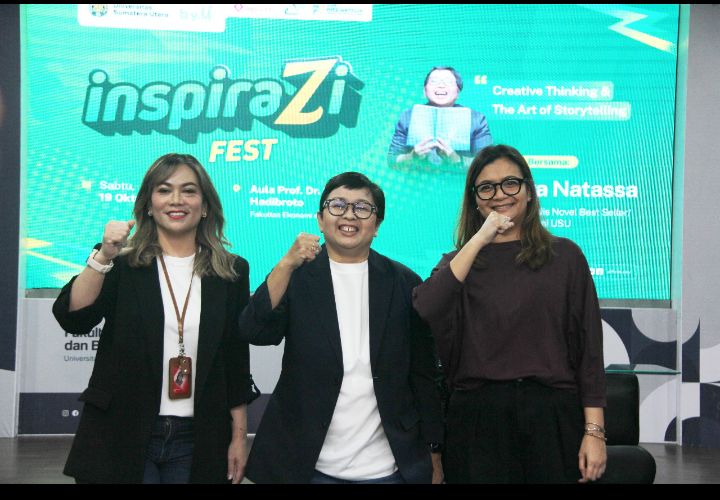 Menginspirasi Lewat Kreativitas, Telkomsel Bersama USU Hadirkan Fest Education Talk