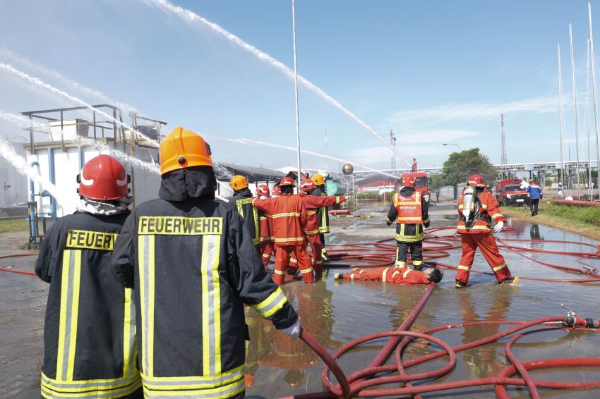 Pertamina Patra Niaga Regional Sumbagut Laksanakan Latihan OKD Level 2 di FT Medan Group