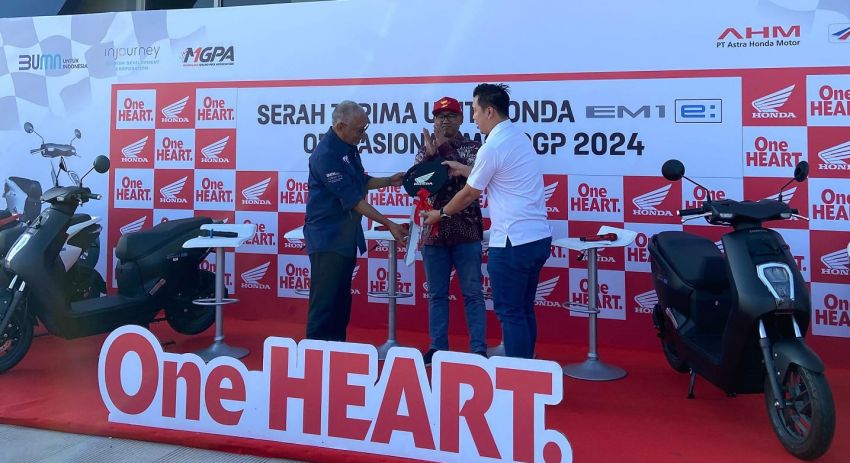 Perdana, Motor Listrik Honda Resmi Dukung MotoGP Mandalika