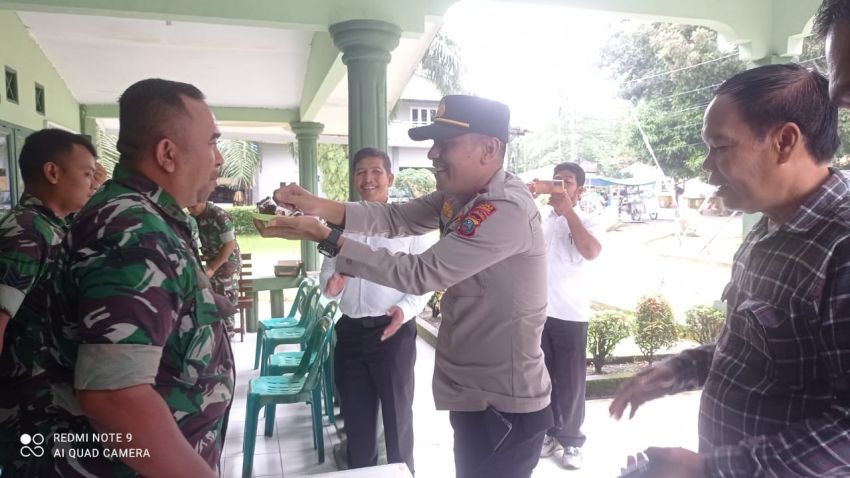 Polres Sergai Ucapkan Selamat HUT TNI ke Jajaran Koramil