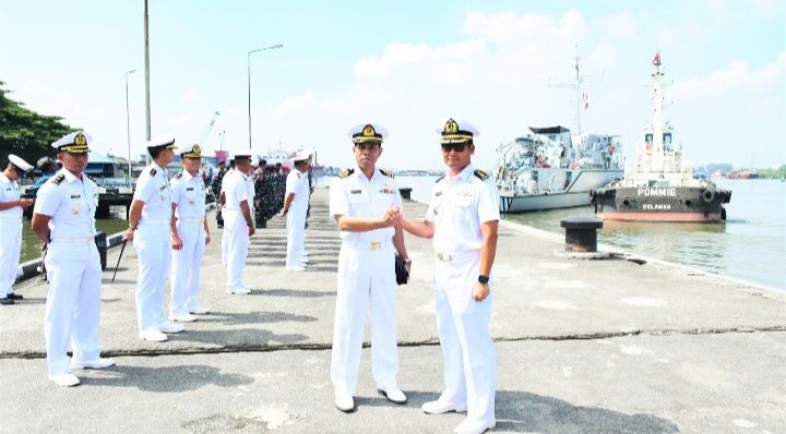 Danlantamal I Lepas Keberangkatan Kapal Perang Malaysia