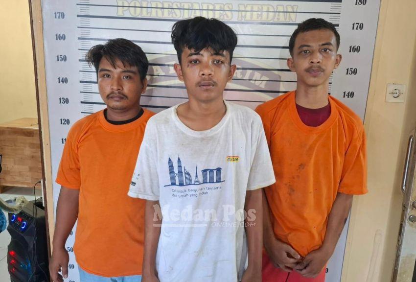 Tampang-Identitas Anggota Gemot SL yang Bonyok Dimassa Usai Tusuk Pesepeda-Begal Pemotor di Pancurbatu