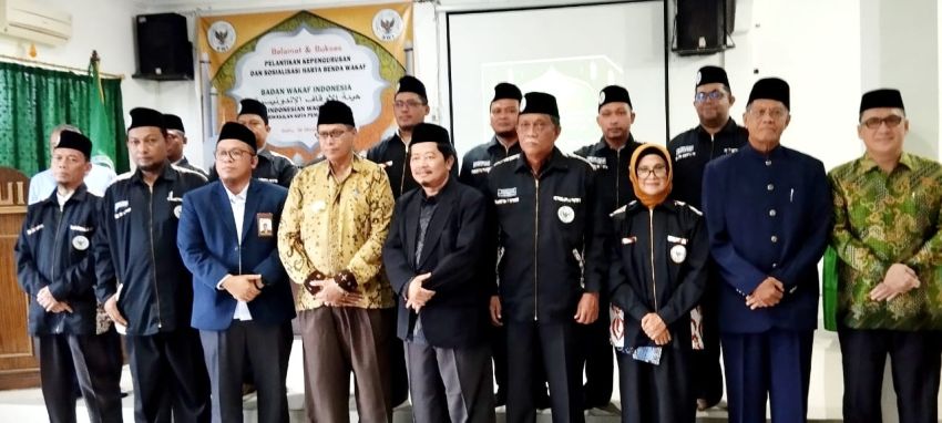 Dirangkai dengan Sosialisasi, BWI Perwakilan Siantar Masa Bhakti 2024-2027 Dilantik