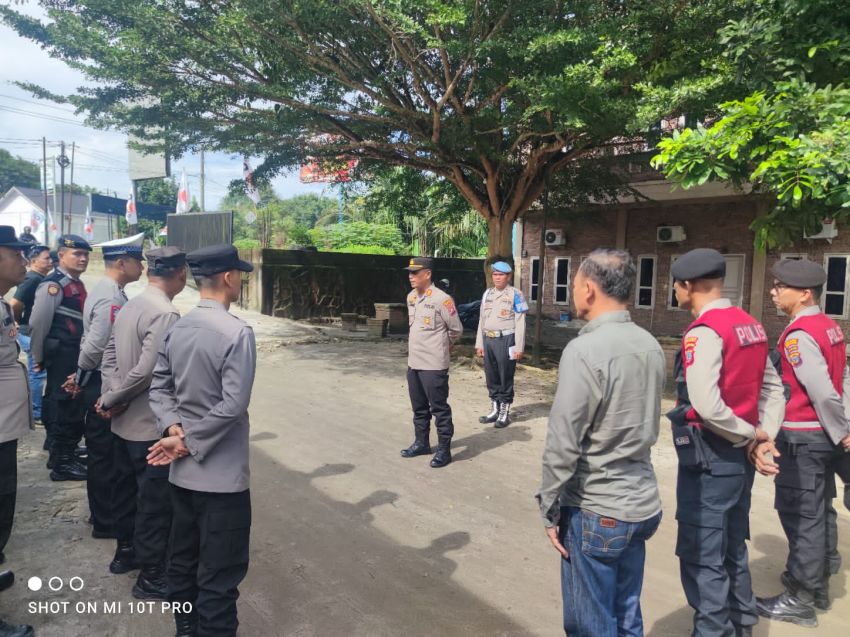 Personil Polres Batubara Laksanakan Pengamanan Kampanye Dialogis