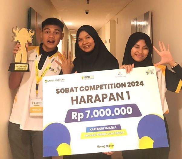 Tim Riset MAN IC Tapsel Raih Juara Harapan 1 Ajang Sobat Competition 2024 di Jakarta