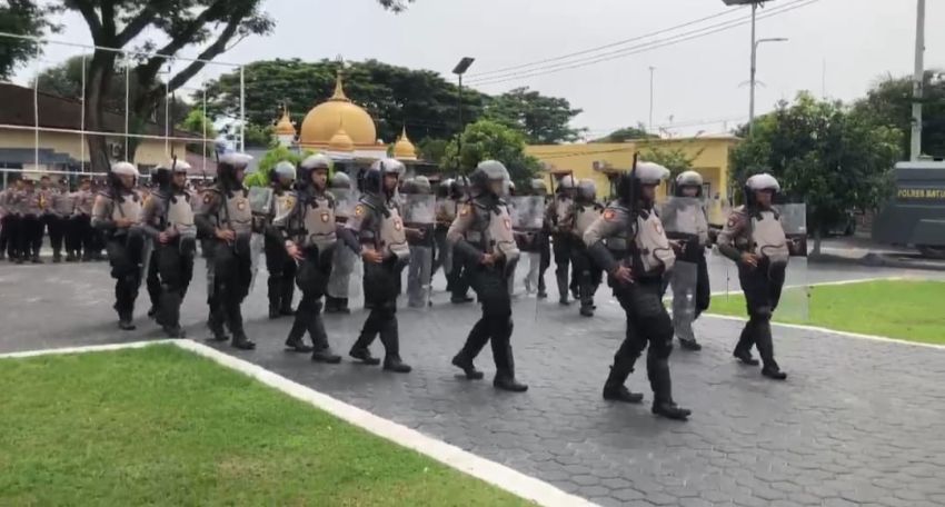 Polres Batubara Siaga Jelang Pelantikan Presiden RI pada hari Minggu 20 Oktober 2024