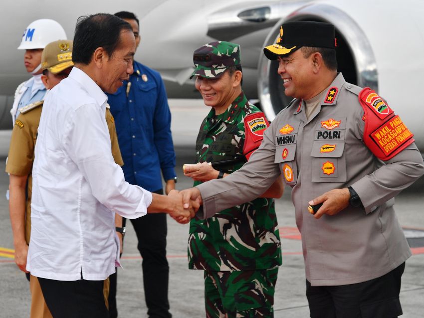 Kapolda Sumut Dampingi Kunker Presiden Jokowi Resmikan Beberapa Proyek Strategis Nasional