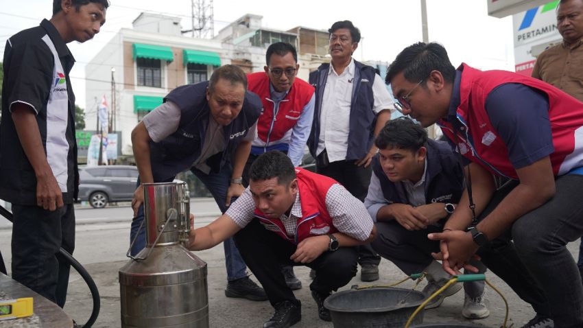 Jelang Nataru, Pertamina Patra Niaga Sumbagut Sidak Sejumlah Lembaga Penyalur BBM dan LPG di Sumut