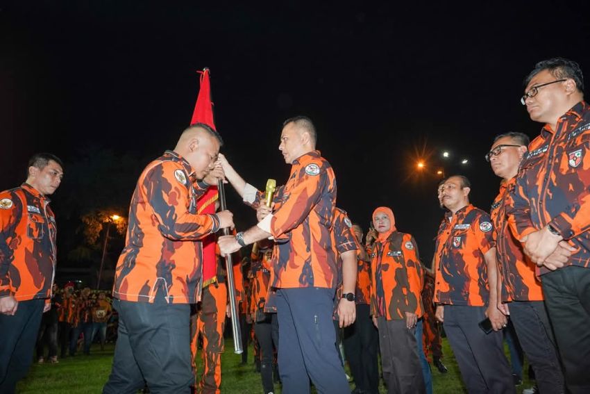 Ketua MPW Pemuda Pancasila Sumut Lantik MPC PP Deli Serdang