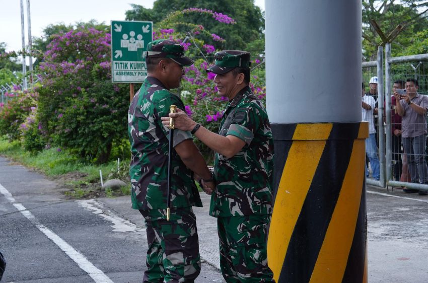 Pangdam I/BB Sambut Kedatangan Mayjen TNI Rio Firdianto Beserta Isteri