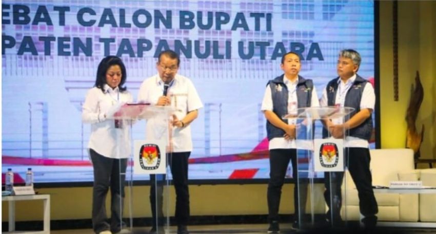 KPU Taput Gelar Debat Paslon Bupati/Wakil Taput Di Gedung Raja Pontas Pearaja