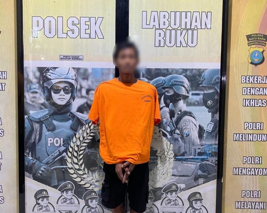 Polsek Labuhan Ruku Ringkus Pria Larikan Motor Penarik Ojek