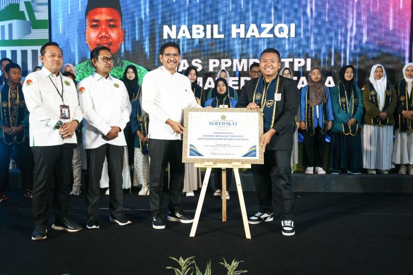 Santri MAS PPMDH TPI, Nabil Hazqi Dinobatkan sebagai Inisiator Muda Moderasi Beragama Tahun 2024