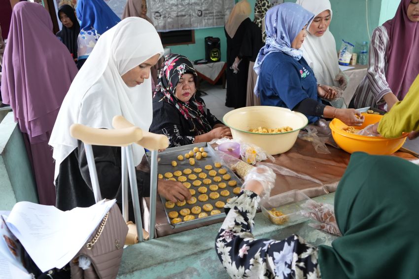 Warga Antusias Ikuti Pelatihan Keterampilan Yang Diselenggarakan Bappeda Kota Medan