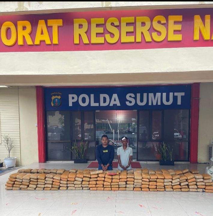 Polda Sumut gagalkan 272 kilogram ganja asal Aceh