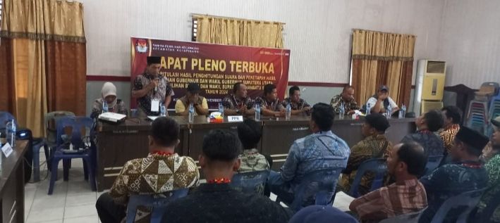 Polres Labusel Amankan Rekapitulasi Suara di Kecamatan