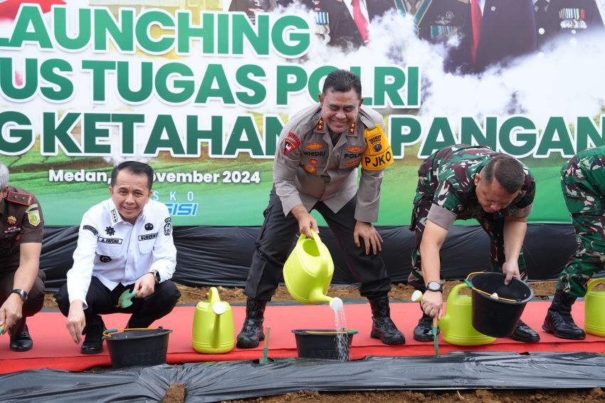 Polda Sumut Siapkan Lahan 50 Ha Sukseskan Swasembada Pangan