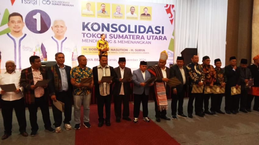 Sejumlah Tokoh Konsolidasikan Pilkada Gembira Bagi Pendukung Bobby Surya