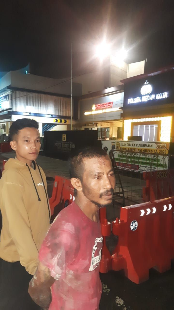 Respon Cepat Polisi Amankan Pelaku Pencurian di Tengah Amuk Warga