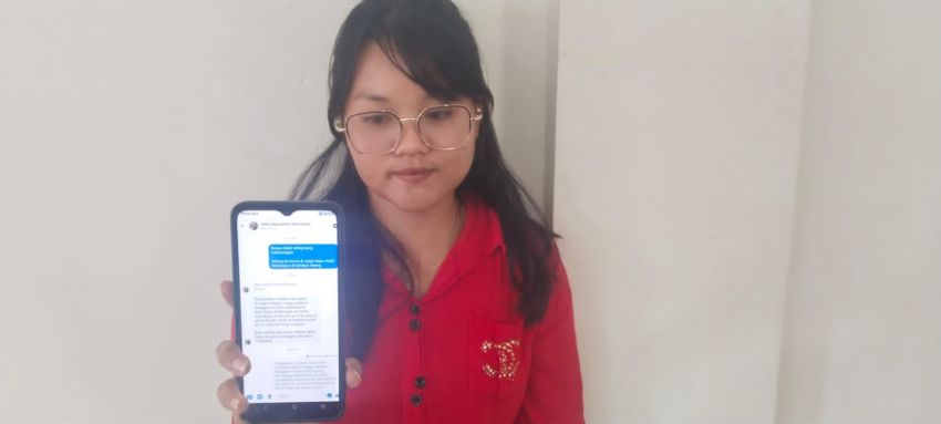 Cindy Sinaga Tuntut Keadilan Agar Kapolres AKBP Ernis Sitinjak Bebaskan Bapaknya JS Yang Tidak Bersalah