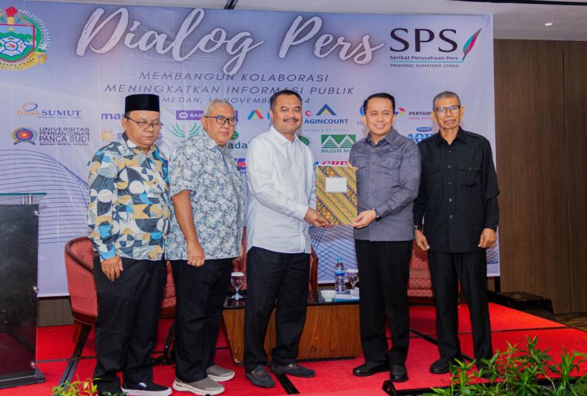 Diskusi SPS Ditandai Deklarasi Pilkada Damai, Pj Gubsu: Pejabat Pemerintah Harus Kolaborasi dengan Pers