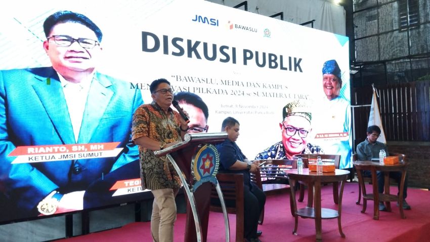 Alumni Unpab Mengajar, Rianto SH MH, Tegaskan Peran Kampus dalam Mengawasi Pemilu 