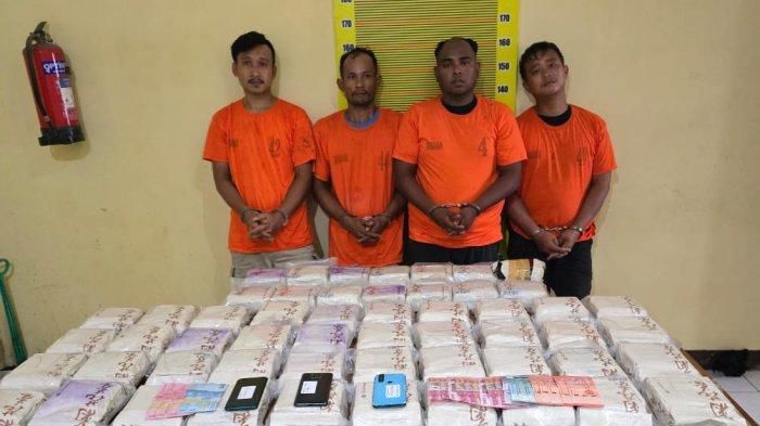 Polda Sumut Gagalkan Penyelundupan 54 Kilogram Sabu di Batu Bara, Empat Pelaku Ditangkap