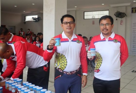 Lapas Pancur Batu Gelar Rapat Dinas Dan Test Urine