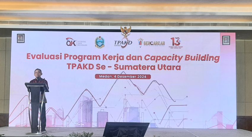 OJK Gelar Evaluasi Program Kerja dan Capacity Building TPAKD Se Sumatera Utara
