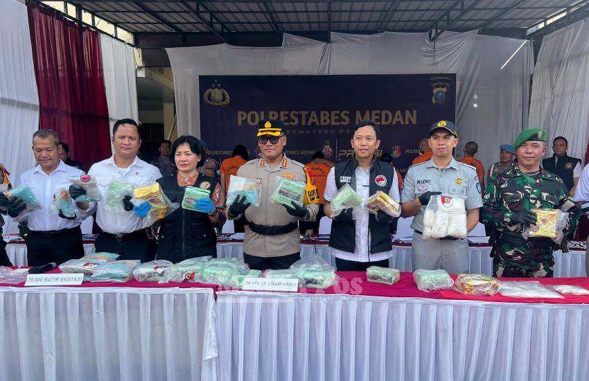 Tiga Bandar Narkoba Jaringan Jermal Ditangkap-8,4 Kg Sabu Diamankan