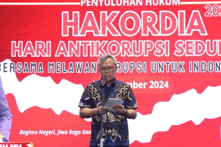 Penyuluhan Hukum Dalam Rangka Hakordia, Kajati Sumut Ajak Peserta Memperkuat Budaya Antikorupsi