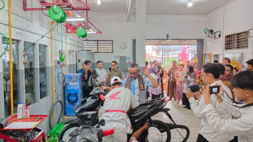 Perkuat Dunia Vokasi Sumut, Honda Resmikan Pos AHASS Tefa di SMKN 1 Lubuk Pakam