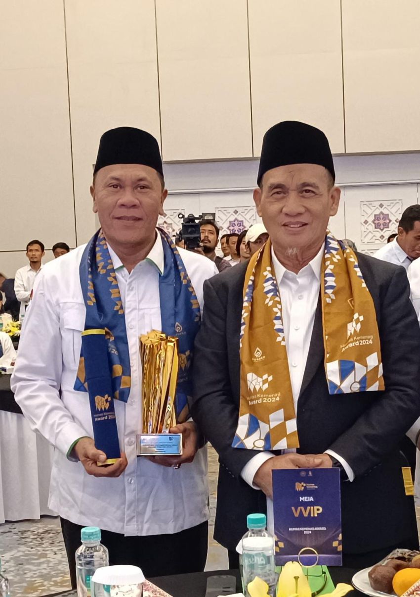 Kanwil Kemenag Sumut Raih Penghargaan Humas Kemenag Award Kualifikasi Informatif