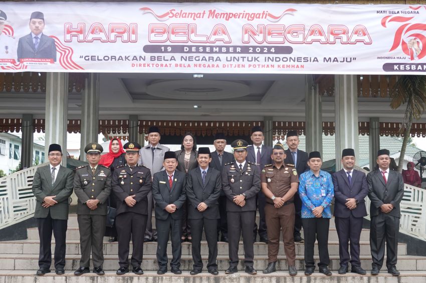 Pemko Tebing Tinggi Gelar Upacara Hari Bela Negara