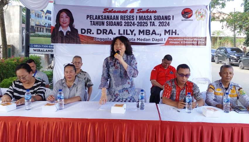 DR Lily MBA Serap Aspirasi Masyarakat Medan Helvetia