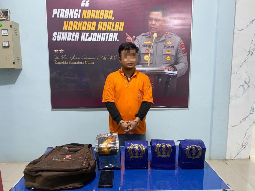 Satres Narkoba Polres Barabara Gagalkan Peredaran 4 Kg Sabu Dari Seorang Warga Bangkalan Jatim