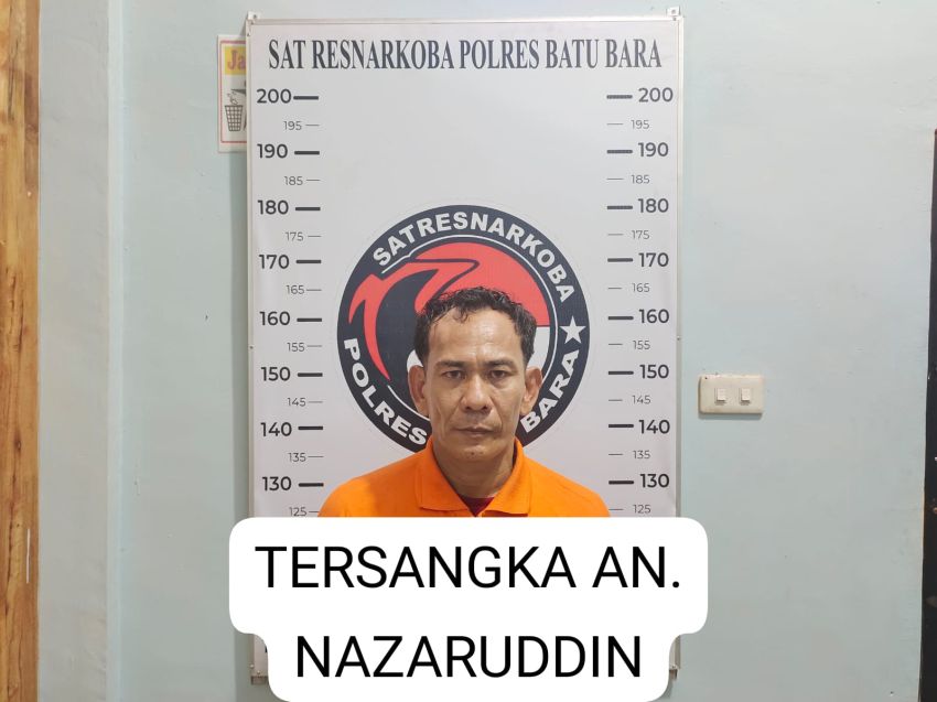 Satres Narkoba Polres Batu Bara Amankan Nazaruddin, Barang Bukti 11,51 Gram Sabu Disita