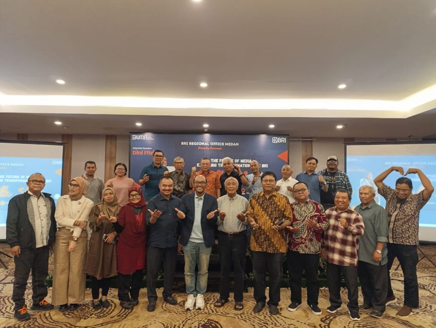 BRI RO Medan Bantu Media Hadapi Transformasi Digital melalui Inspirasi dan Kolaborasi