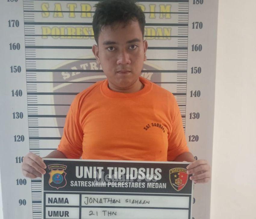 Tampang Jonathan Siahaan Penista Agama Usai Ditangkap Polisi, Ini Himbauan Kapolrestabes Medan