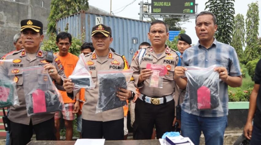 Polsek Medan Tembung Tangkap Spesialis Pencuri di Pintu Tol Bandar Selamat