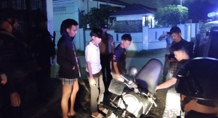 9 Remaja Yang Mau Tawuran Digelandang ke Markas Polisi